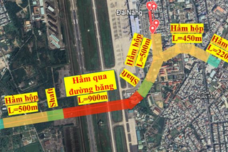Đà Nẵng đề xuất phương án xây dựng tuyến tàu điện ngầm qua sân bay 